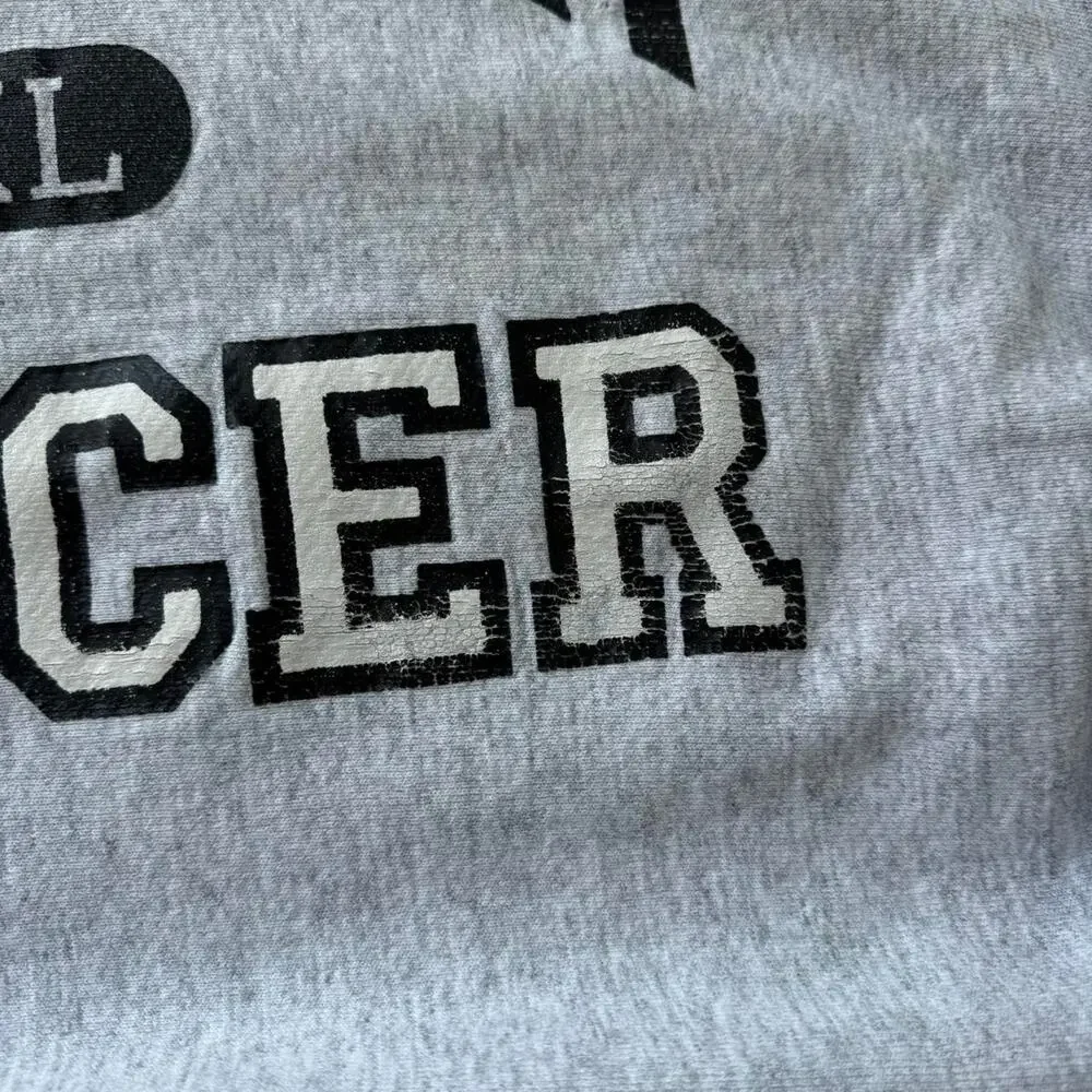 Vintage 90's Eurosport Reverse Weave Style Soccer Crewneck Sweatshirt Size 2XL - Picture 8 of 8